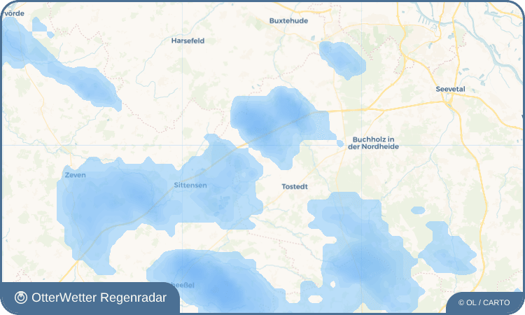 OtterWetter Regenradar-Widget Heidenau