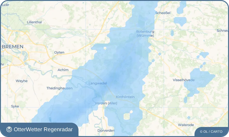 Widget-Vorschau für Heidkrug Wetter-Widget-Vorschau mit Vorhersagedaten für Heidkrug