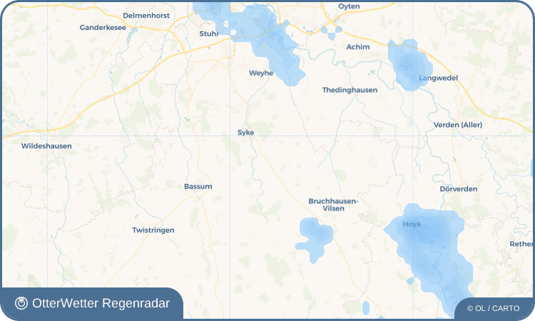 Widget-Vorschau für Heiligenfelde Wetter-Widget-Vorschau mit Vorhersagedaten für Heiligenfelde