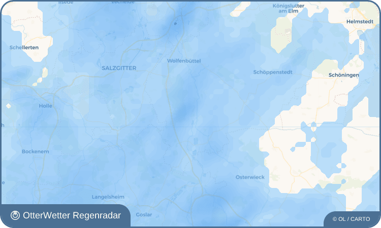 Widget-Vorschau für Heiningen Wetter-Widget-Vorschau mit Vorhersagedaten für Heiningen