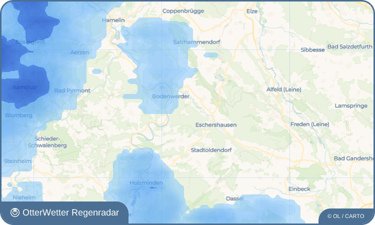 OtterWetter Regenradar-Widget Heinrichshagen