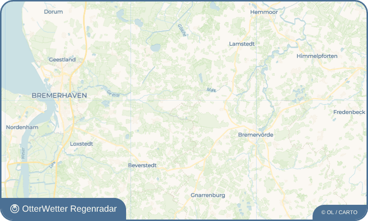 OtterWetter Regenradar-Widget Heinschenwalde