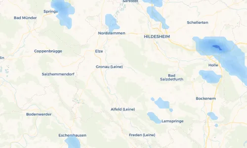 Regenradar Vorschaubild - Aktuelle Niederschläge in Heinum und Umgebung