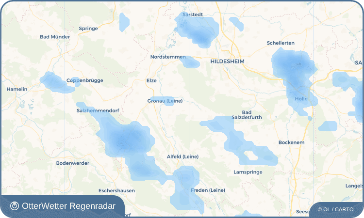 OtterWetter Regenradar-Widget Heinum