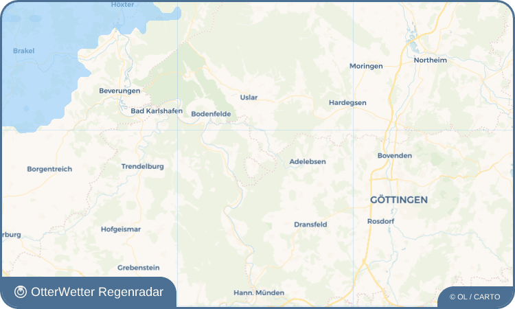 OtterWetter Regenradar-Widget Heisebeck