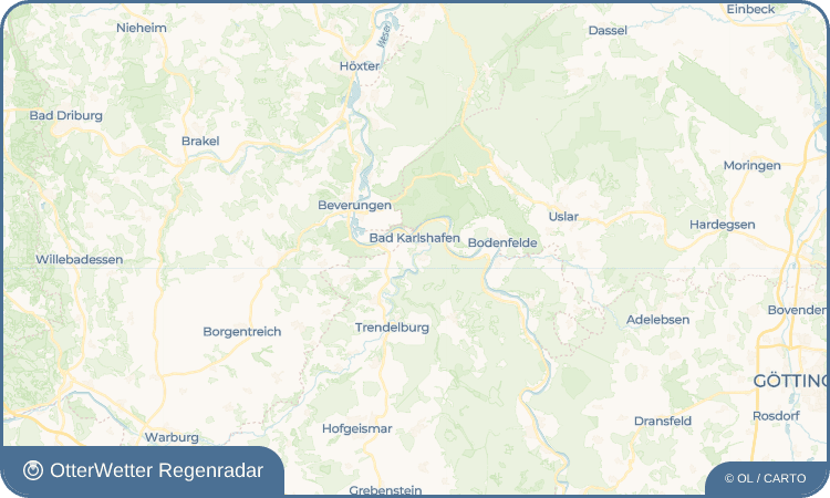OtterWetter Regenradar-Widget Helmarshausen