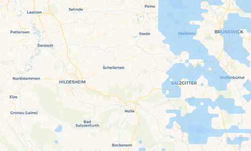 Regenradar Vorschaubild - Aktuelle Niederschläge in Helmersen und Umgebung