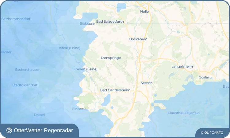 Wetter-Widget-Vorschau mit Vorhersagedaten für Helmscherode