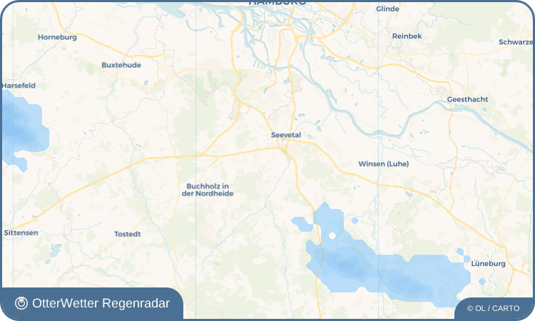 OtterWetter Regenradar-Widget Helmstorf