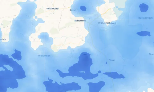 Regenradar Vorschaubild - Aktuelle Niederschläge in Helmte und Umgebung