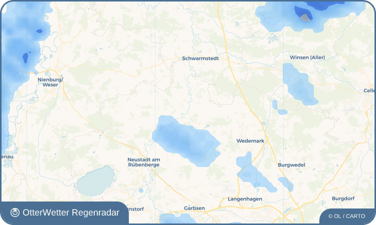 Wetter-Widget-Vorschau mit Vorhersagedaten für Helstorf