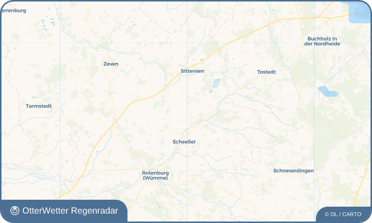 OtterWetter Regenradar-Widget Helvesiek