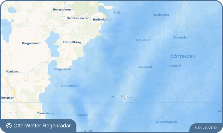 OtterWetter Regenradar-Widget Hemeln