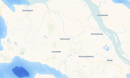 Regenradar Vorschaubild - Aktuelle Niederschläge in Hemmoor und Umgebung
