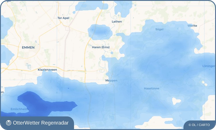 OtterWetter Regenradar-Widget Hemsen