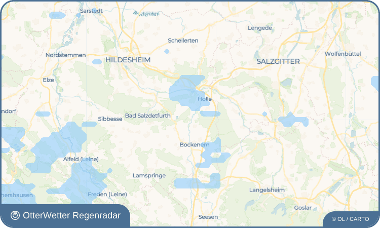 OtterWetter Regenradar-Widget Henneckenrode