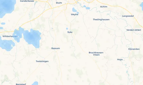 Regenradar Vorschaubild - Aktuelle Niederschläge in Henstedt und Umgebung