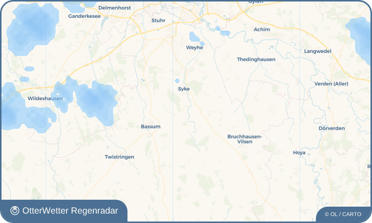 OtterWetter Regenradar-Widget Henstedt