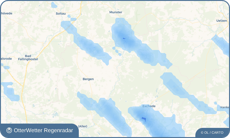 OtterWetter Regenradar-Widget Hermannsburg