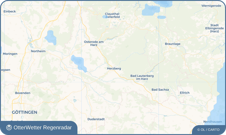 OtterWetter Regenradar-Widget Herzberg am Harz