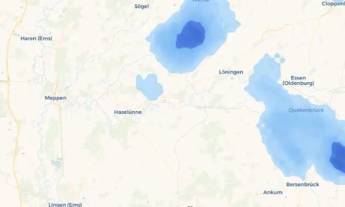 Regenradar Vorschaubild - Aktuelle Niederschläge in Herzlake und Umgebung