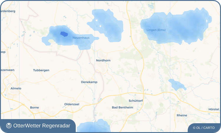 Widget-Vorschau für Hesepe Wetter-Widget-Vorschau mit Vorhersagedaten für Hesepe