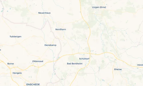 Regenradar Vorschaubild - Aktuelle Niederschläge in Hestrup und Umgebung