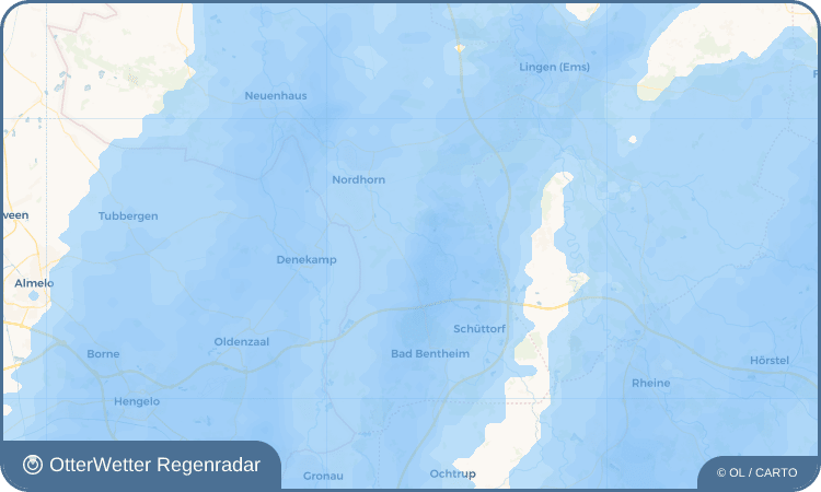 OtterWetter Regenradar-Widget Hestrup