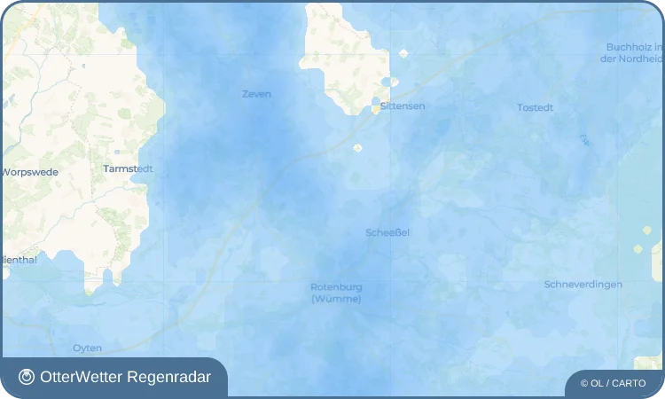Widget-Vorschau für Hetzwege Wetter-Widget-Vorschau mit Vorhersagedaten für Hetzwege
