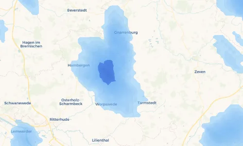Regenradar Vorschaubild - Aktuelle Niederschläge in Heudorf und Umgebung