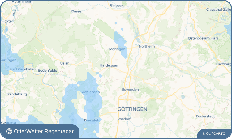 OtterWetter Regenradar-Widget Hevensen