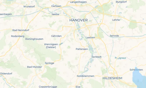 Regenradar Vorschaubild - Aktuelle Niederschläge in Hiddestorf und Umgebung