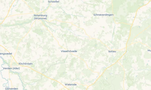 Regenradar-Vorschau: aktuelle Niederschläge in Hiddingen und Umgebung