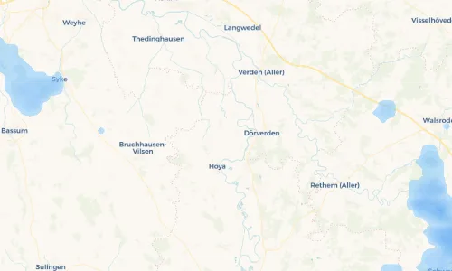 Regenradar Vorschaubild - Aktuelle Niederschläge in Hilgermissen und Umgebung