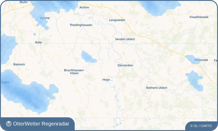Widget-Vorschau für Hilgermissen Wetter-Widget-Vorschau mit Vorhersagedaten für Hilgermissen