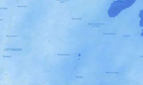Regenradar Vorschaubild - Aktuelle Niederschläge in Hilkerode und Umgebung