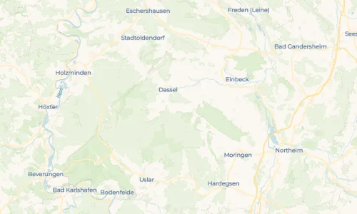 Regenradar Vorschaubild - Aktuelle Niederschläge in Hilwartshausen und Umgebung