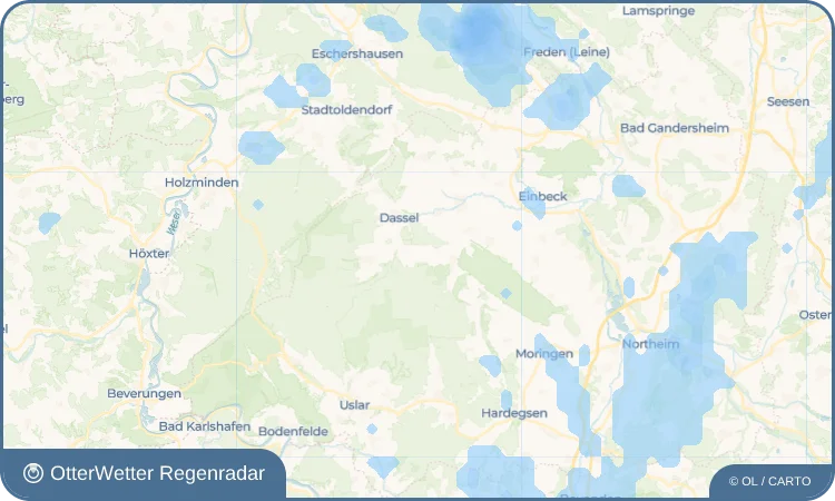 Widget-Vorschau für Hilwartshausen Wetter-Widget-Vorschau mit Vorhersagedaten für Hilwartshausen