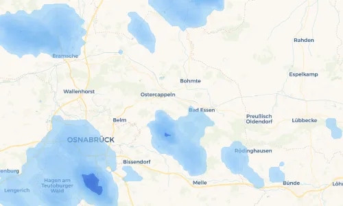 Regenradar Vorschaubild - Aktuelle Niederschläge in Hitzhausen und Umgebung