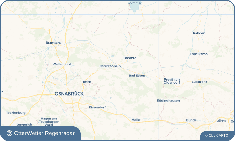 OtterWetter Regenradar-Widget Hitzhausen