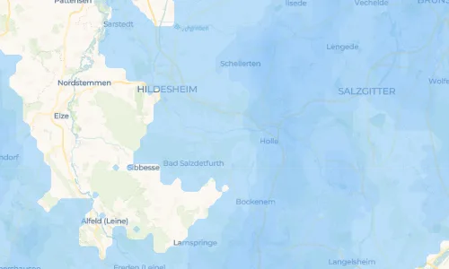Regenradar Hockeln: aktuelle Niederschläge in Hockeln und Umgebung, Stand 19. Oktober 2026 um 23:25 Uhr