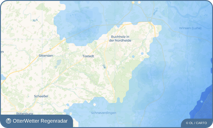 OtterWetter Regenradar-Widget Höckel