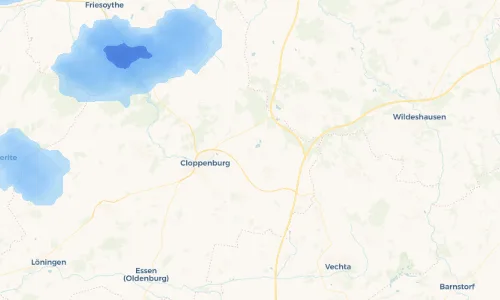 Regenradar Vorschaubild - Aktuelle Niederschläge in Höltinghausen und Umgebung