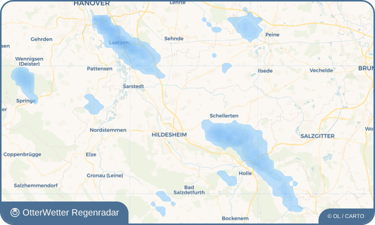 OtterWetter Regenradar-Widget Hönnersum
