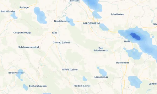Regenradar Vorschaubild - Aktuelle Niederschläge in Hönze und Umgebung