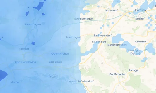 Regenradar Hörkamp: aktuelle Niederschläge in Hörkamp und Umgebung, Stand 24. Oktober 2026 um 20:25 Uhr