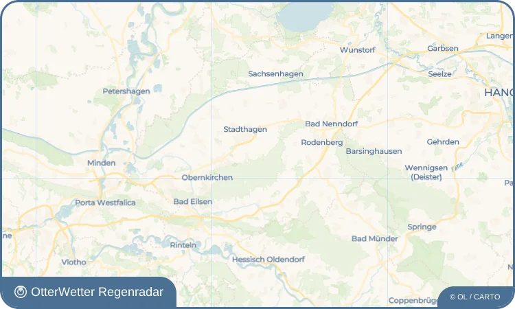 Wetter-Widget-Vorschau mit Vorhersagedaten für Hörkamp