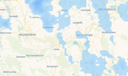 Regenradar-Vorschau: aktuelle Niederschläge in Hohenassel und Umgebung
