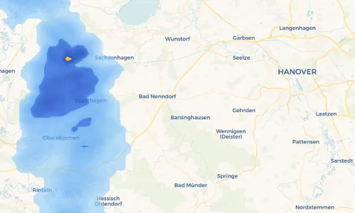 Regenradar Vorschaubild - Aktuelle Niederschläge in Hohenbostel und Umgebung