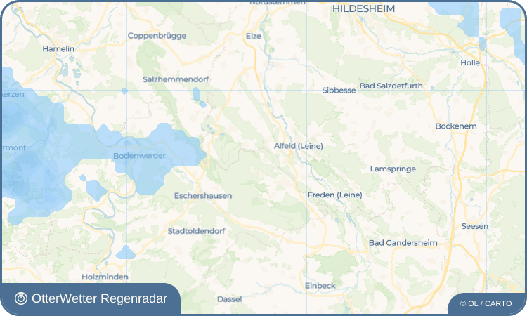 OtterWetter Regenradar-Widget Hohenbüchen